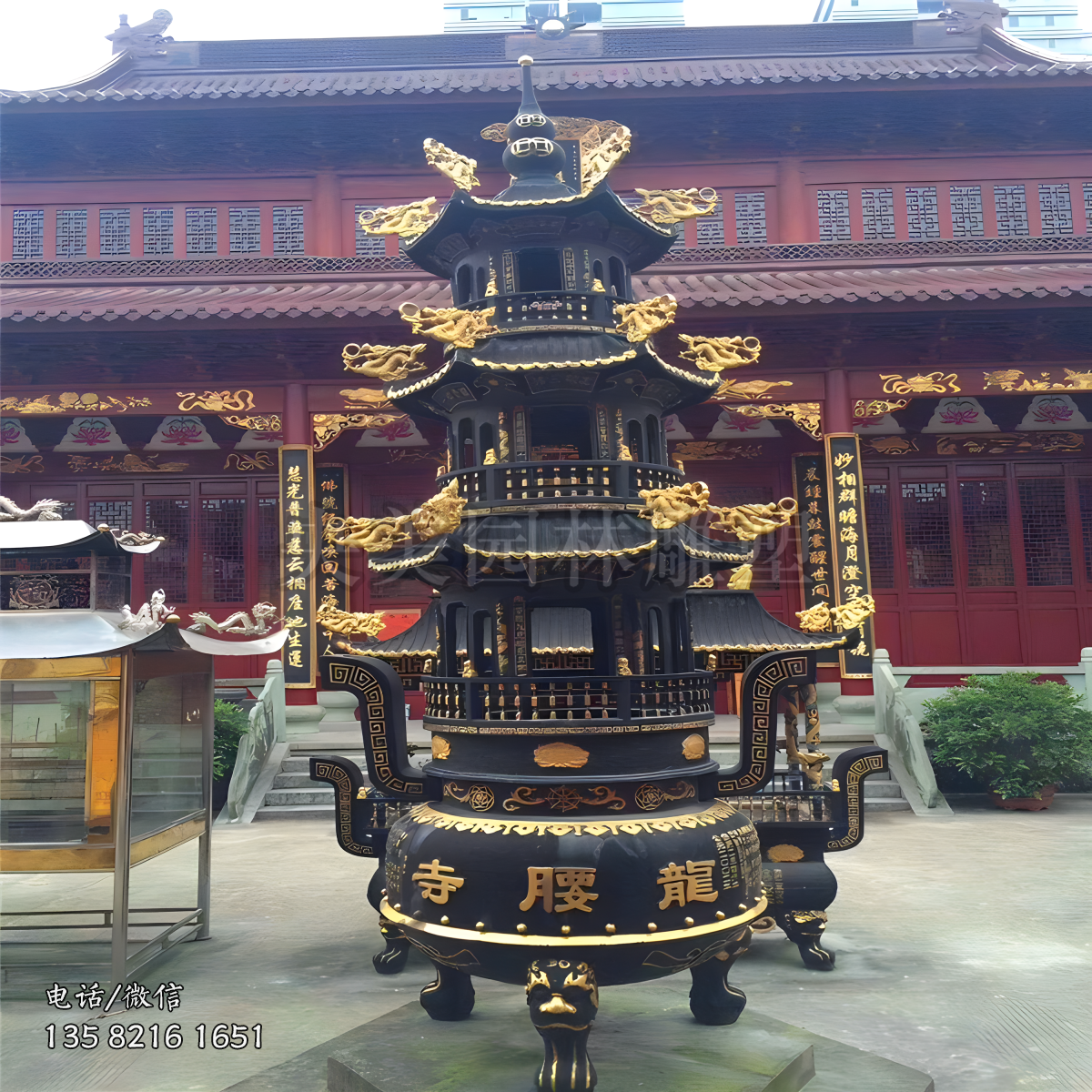 寺廟銅香爐