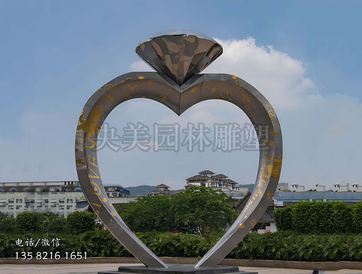鉆戒景觀雕塑