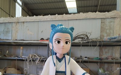 超萌3D打印玻璃鋼卡通敖丙雕塑來(lái)襲