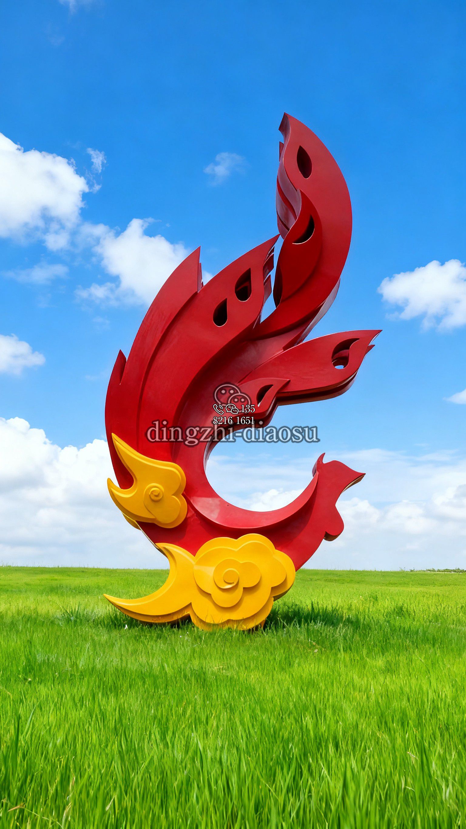 ~鳳凰不銹鋼雕塑